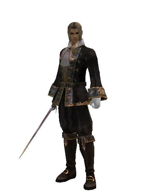 Sword of Valhalla on a male Human fighter, front view