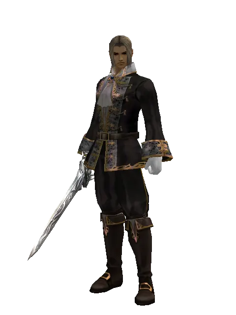 Tallum Blade on a male Human fighter, front view