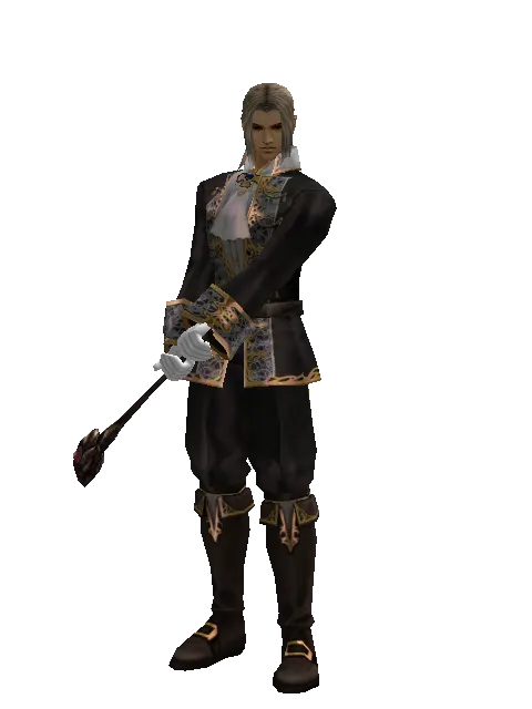 Atuba Mace on a male Human fighter, front view