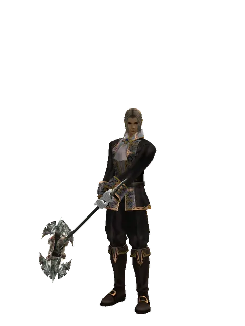 Dynasty Crusher on a male Human fighter, front view