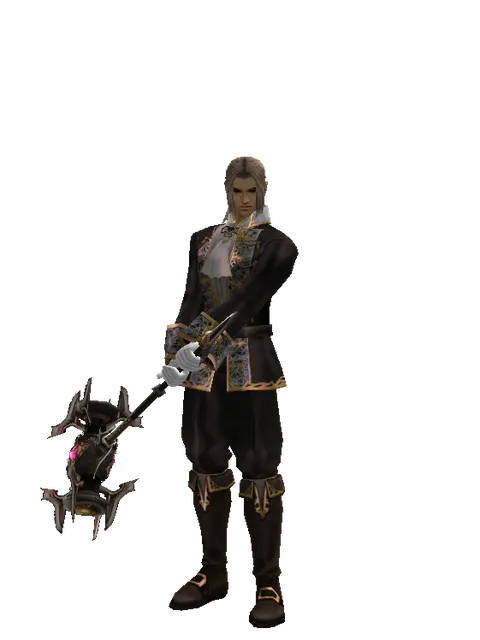 Vesper Crusher on a male Human fighter, front view
