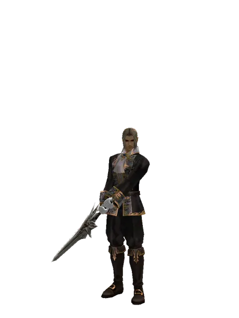 Heaven's Division on a male Human fighter, front view