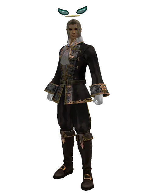 Angel Halo (?) on a male Human fighter, front view
