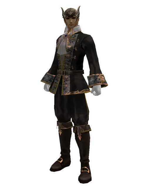 Antharas Slayer Circlet on a male Human fighter, front view