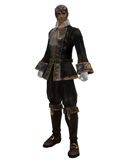 Navigation Cap (?) on a male Human fighter, front view