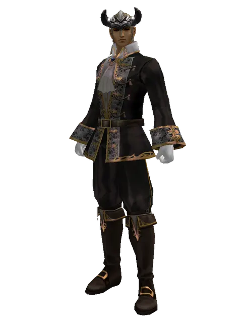 Purple Viking Circlet on a male Human fighter, front view