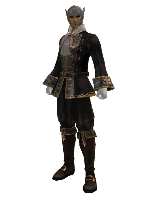 Shield Master Circlet on a male Human fighter, front view