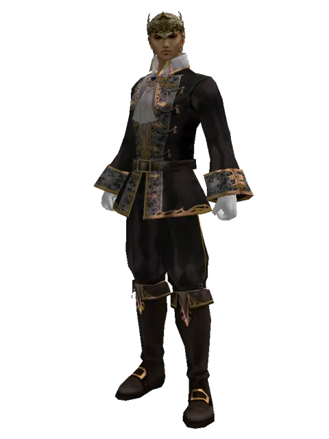 New Aden Circlet (?) on a male Human fighter, front view