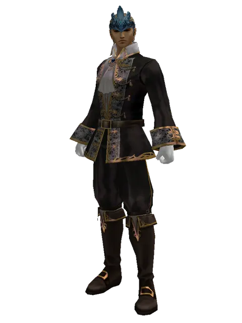 Innadril Circlet of Valor (?) on a male Human fighter, front view
