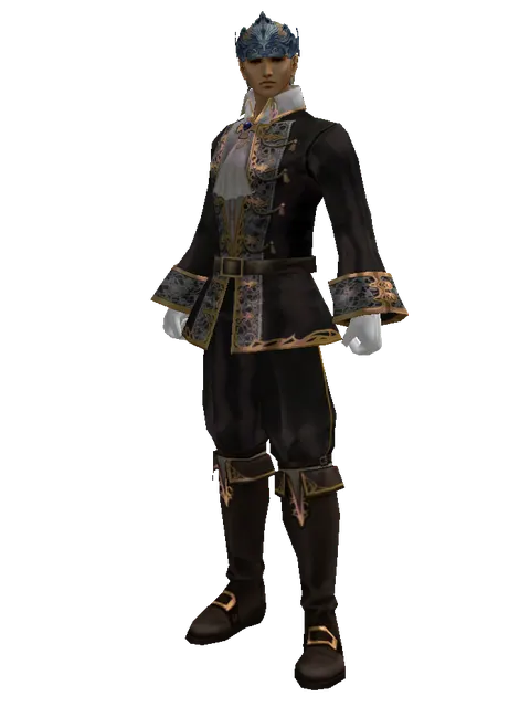 Giran Circlet of the Sage (?) on a male Human fighter, front view