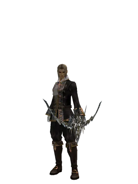 Soul Bow on a male Human fighter, front view
