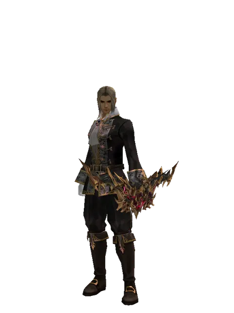 Vesper Bow on a male Human fighter, front view