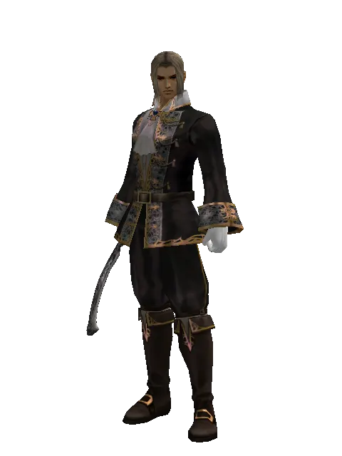 Conjurer's Knife on a male Human fighter, front view
