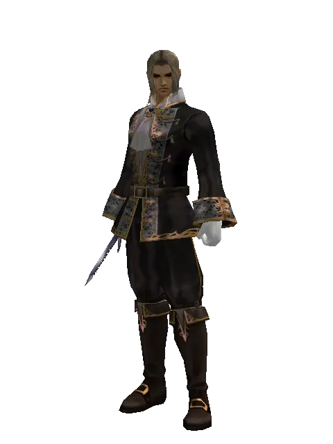 Improved Sword Breaker on a male Human fighter, front view