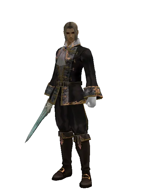Naga Storm on a male Human fighter, front view