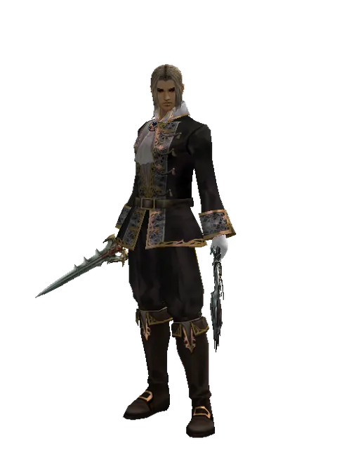 Icarus Stinger*Soul Seperator on a male Human fighter, front view