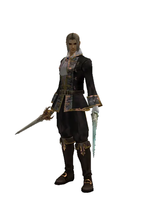 Vesper Dagger*Naga Storm on a male Human fighter, front view