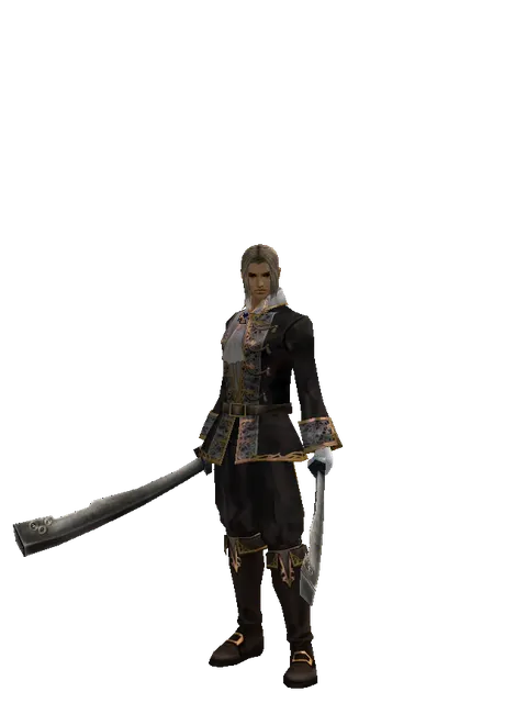 Crimson Sword*Crimson Sword on a male Human fighter, front view