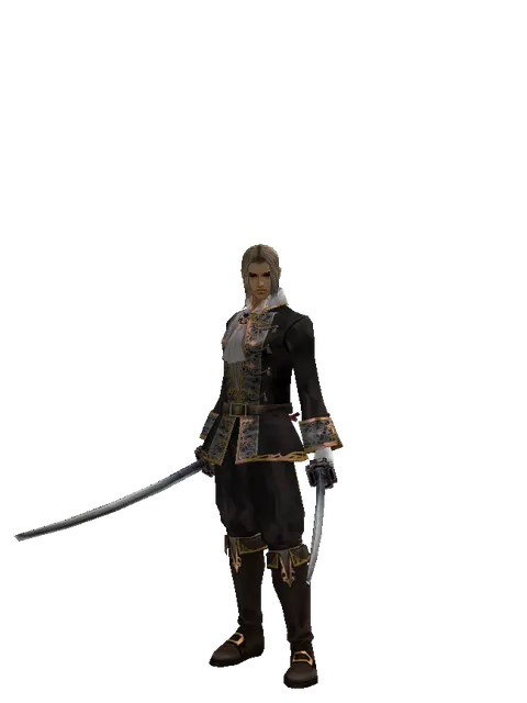 Katana*Katana on a male Human fighter, front view