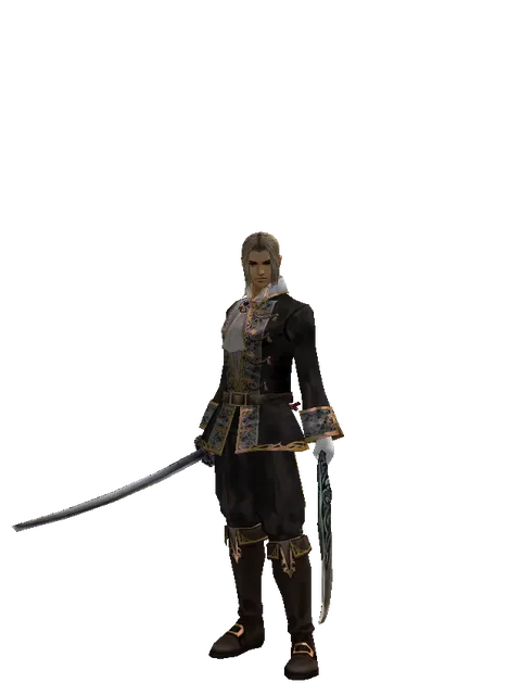 Katana*Sword of Limit on a male Human fighter, front view