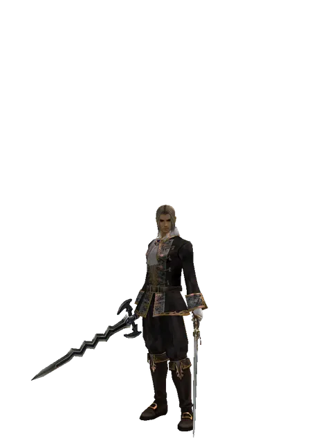 Stormbringer*Raid Sword on a male Human fighter, front view