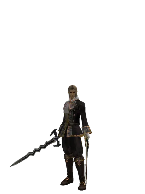 Stormbringer*Sword of Delusion on a male Human fighter, front view