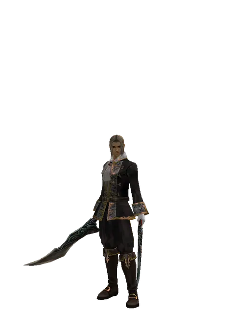 Sword of Limit*Samurai Long Sword on a male Human fighter, front view