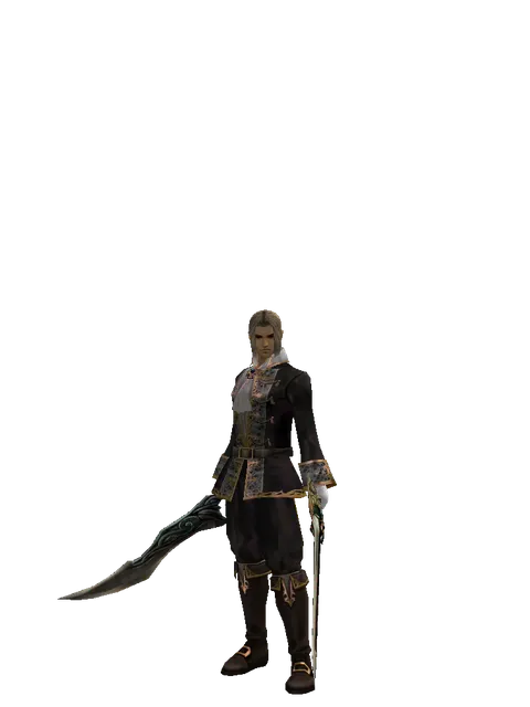 Sword of Limit*Sword of Delusion on a male Human fighter, front view