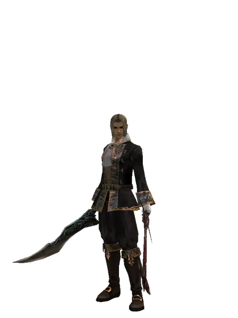 Sword of Limit*Sword of Nightmare on a male Human fighter, front view