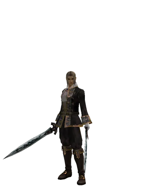 Tsurugi*Tsurugi on a male Human fighter, front view