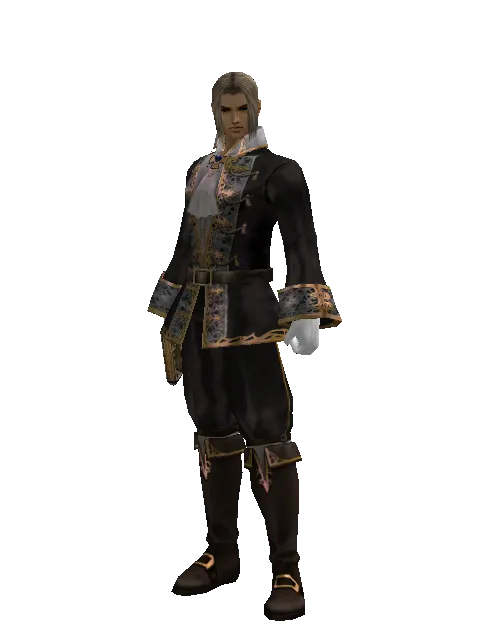 Apprentice's Spellbook on a male Human fighter, front view