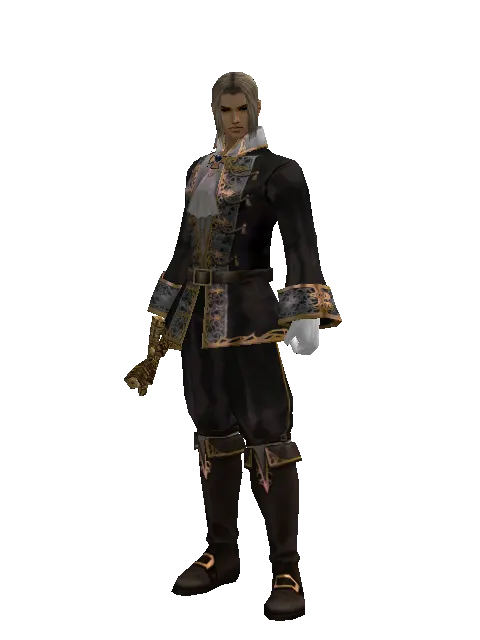 Voodoo Doll on a male Human fighter, front view