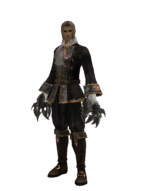 Arthro Nail on a male Human fighter, front view