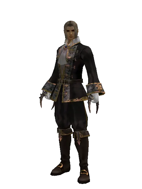 Bich'Hwa on a male Human fighter, front view