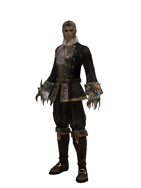 Dynasty Bagh-Nakh on a male Human fighter, front view