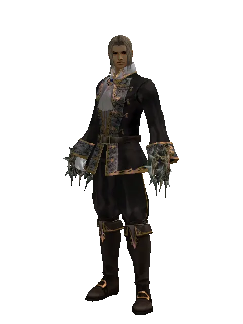 Icarus Hand on a male Human fighter, front view