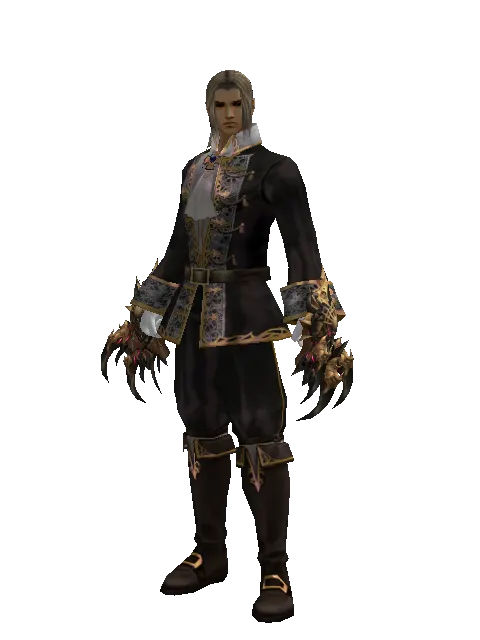 Vesper Fists on a male Human fighter, front view