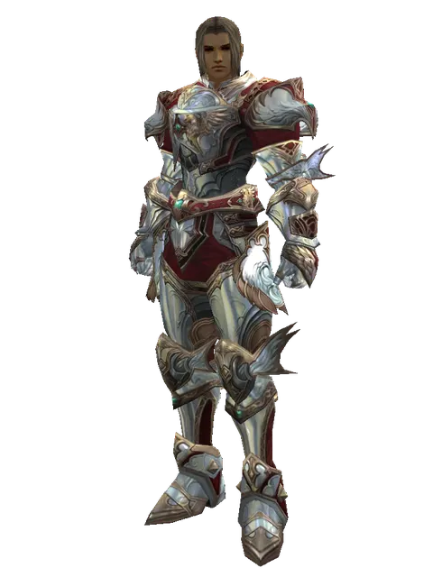 Dynasty (heavy armor) on a male Human fighter, front view