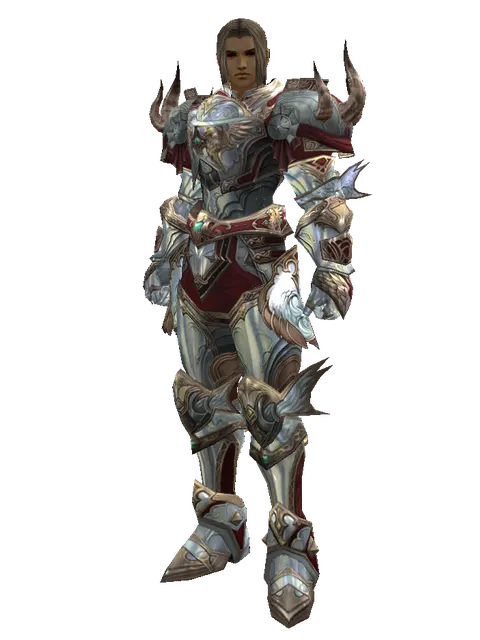 Dynasty [Force Master] (heavy armor) on a male Human fighter, front view