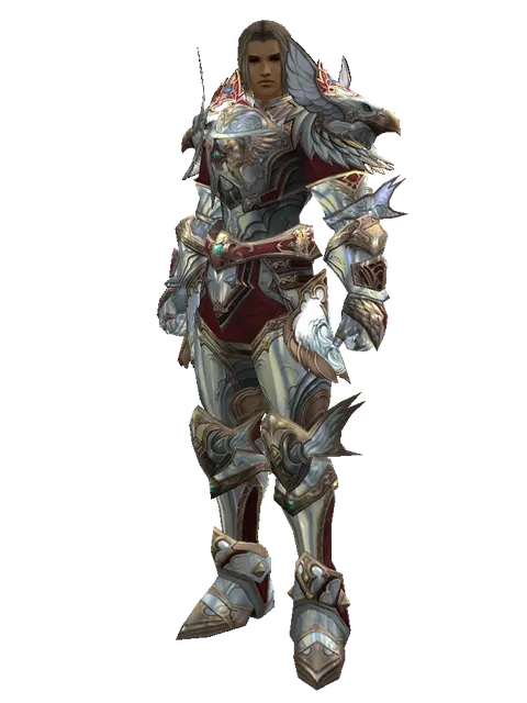 Dynasty Platinum [Bard] (heavy armor) on a male Human fighter, front view