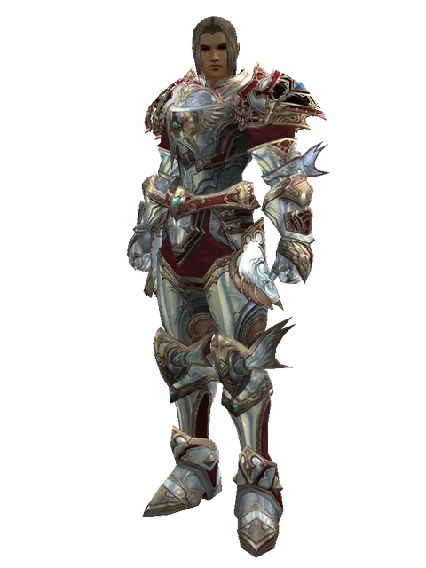 Dynasty Platinum [Shield Master] (heavy armor) on a male Human fighter, front view