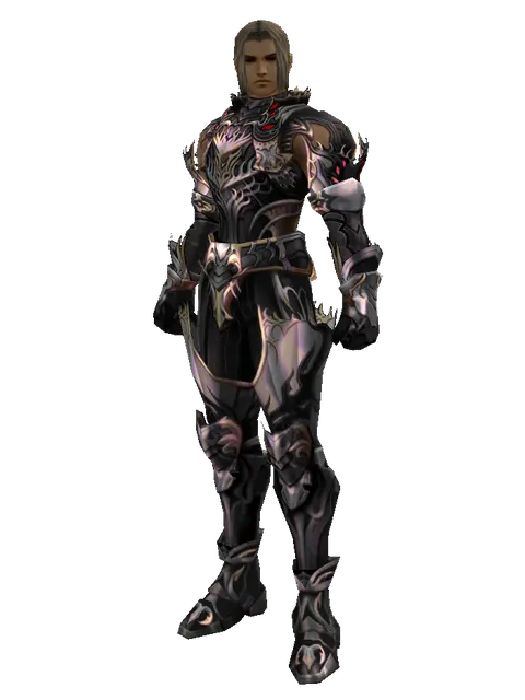 Apella Set on a male Human fighter, front view