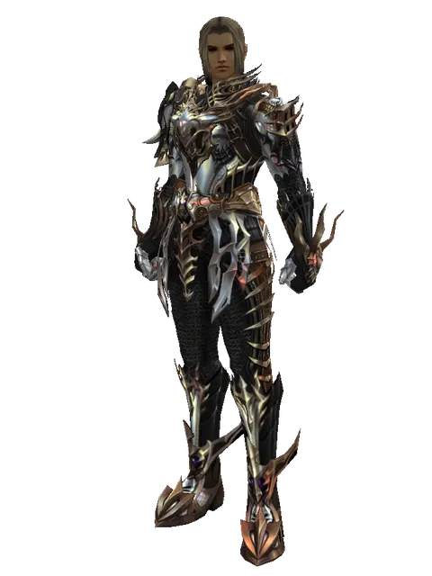 Noble Vesper (light armor) on a male Human fighter, front view