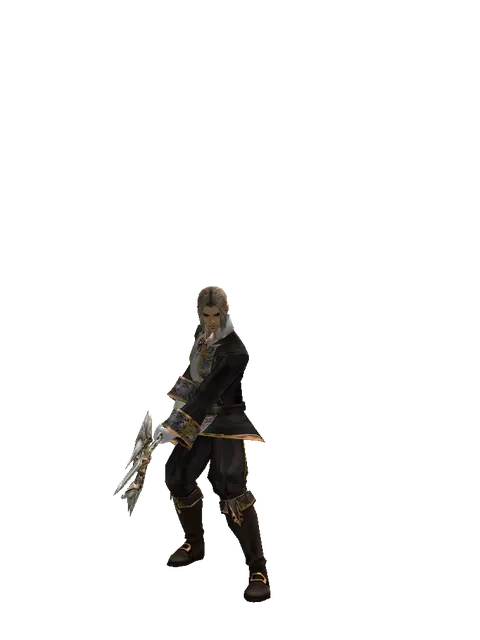 Icarus Trident on a male Human fighter, front view
