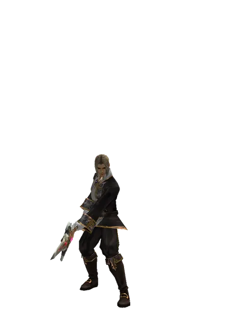 Vesper Pole on a male Human fighter, front view