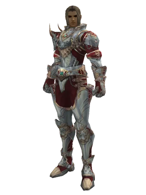 Dynasty Set - Robe on a male Human fighter, front view