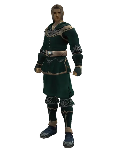 Karmian Set on a male Human fighter, front view