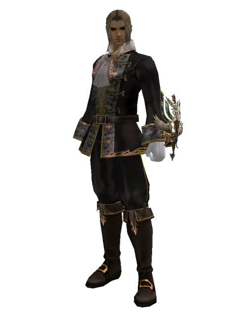 Dynasty Sigil on a male Human fighter, front view