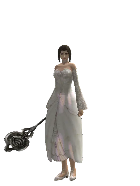 Bonebreaker on a female Human mystic, front view