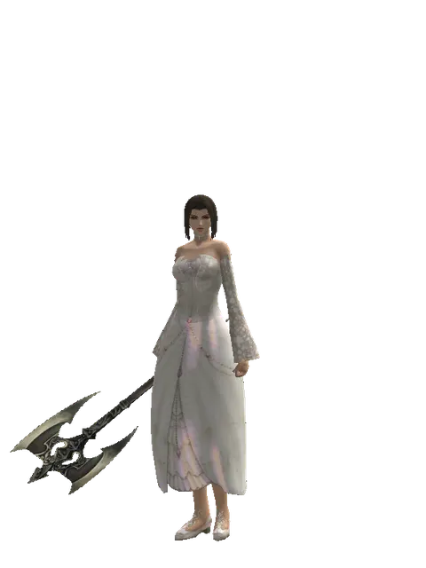 Deadman's Glory on a female Human mystic, front view